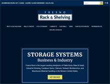 Tablet Screenshot of fresnorack.com